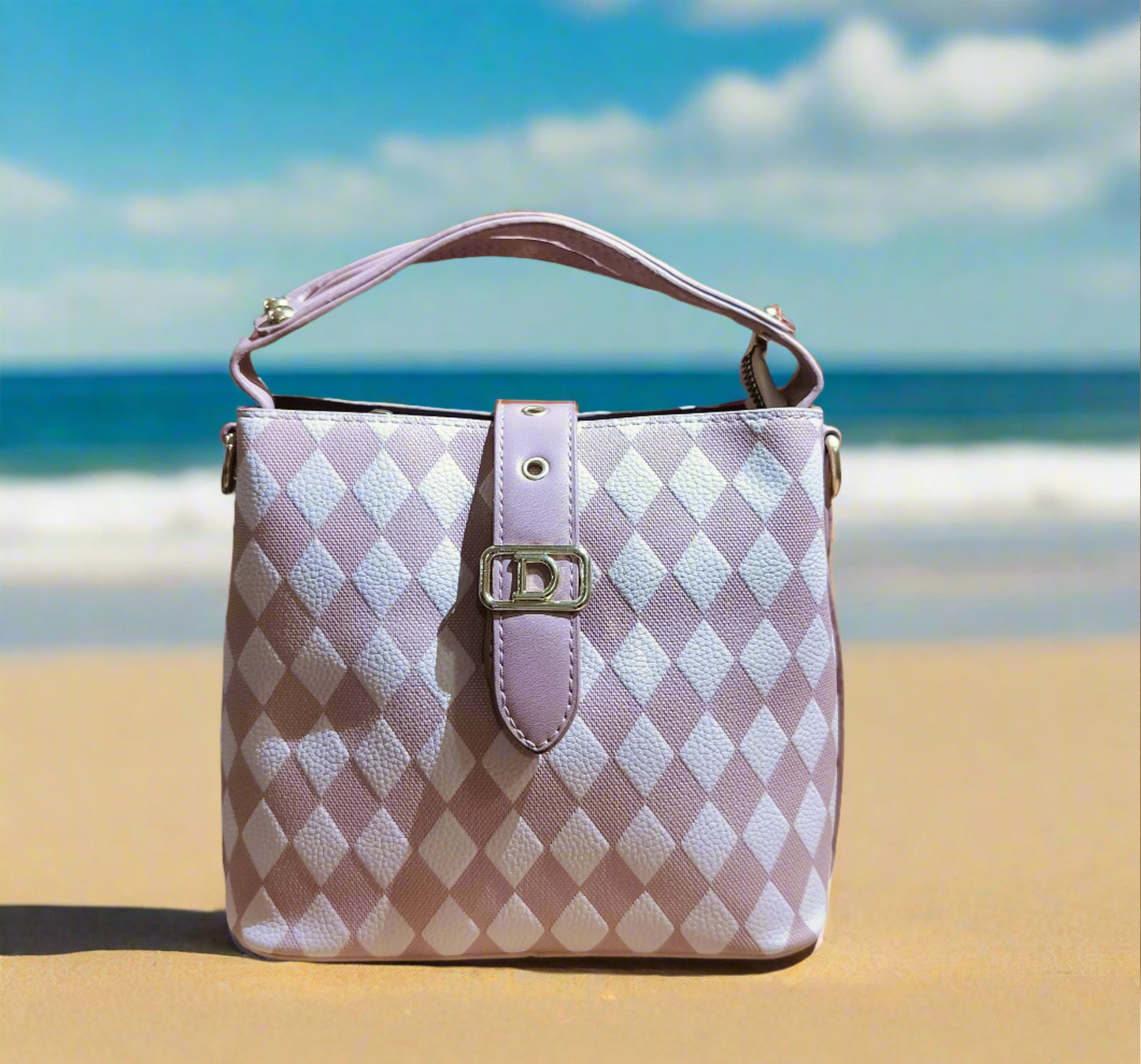 Pink Leather Purse WF 149