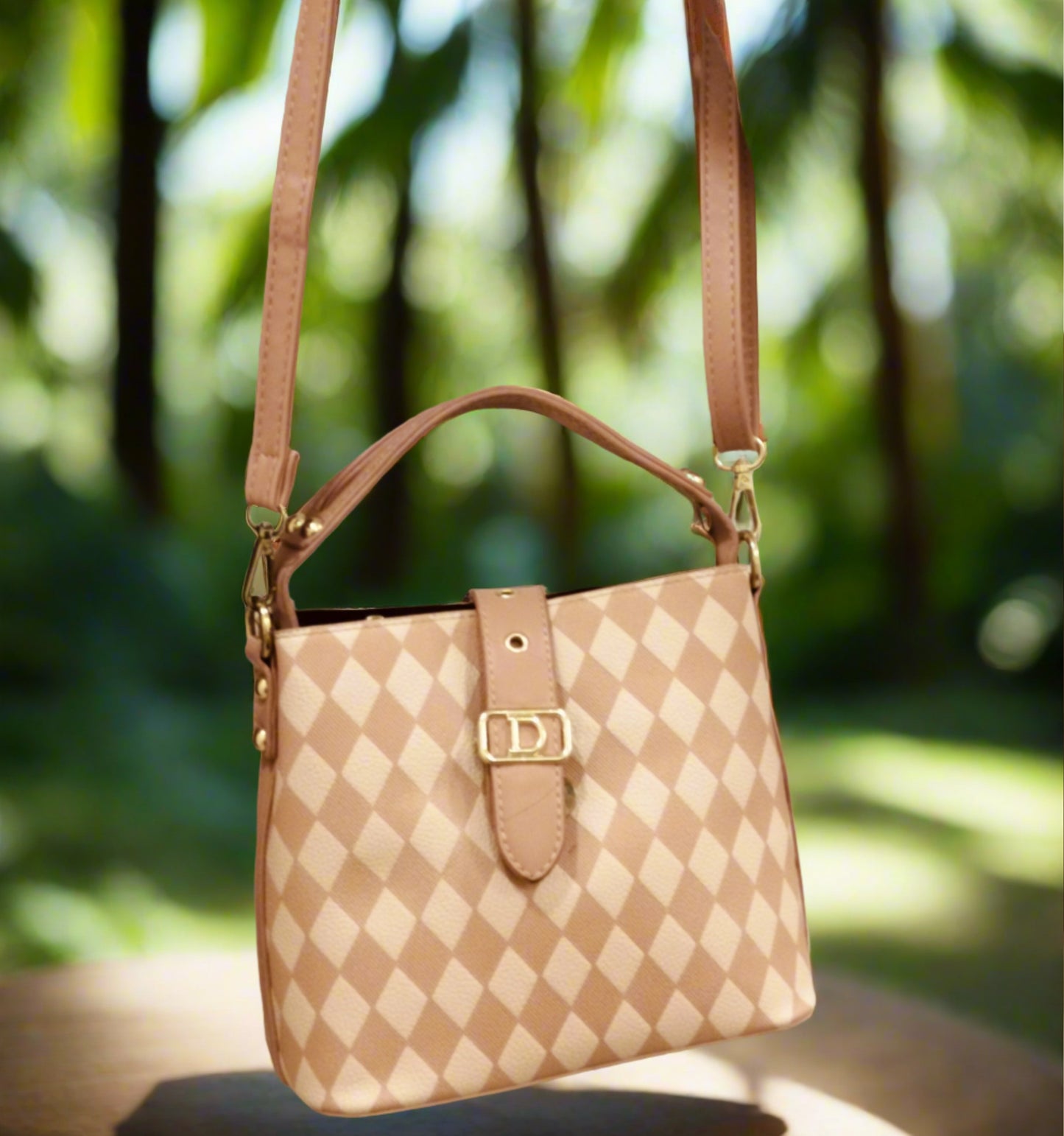 Pink Leather Purse WF 149