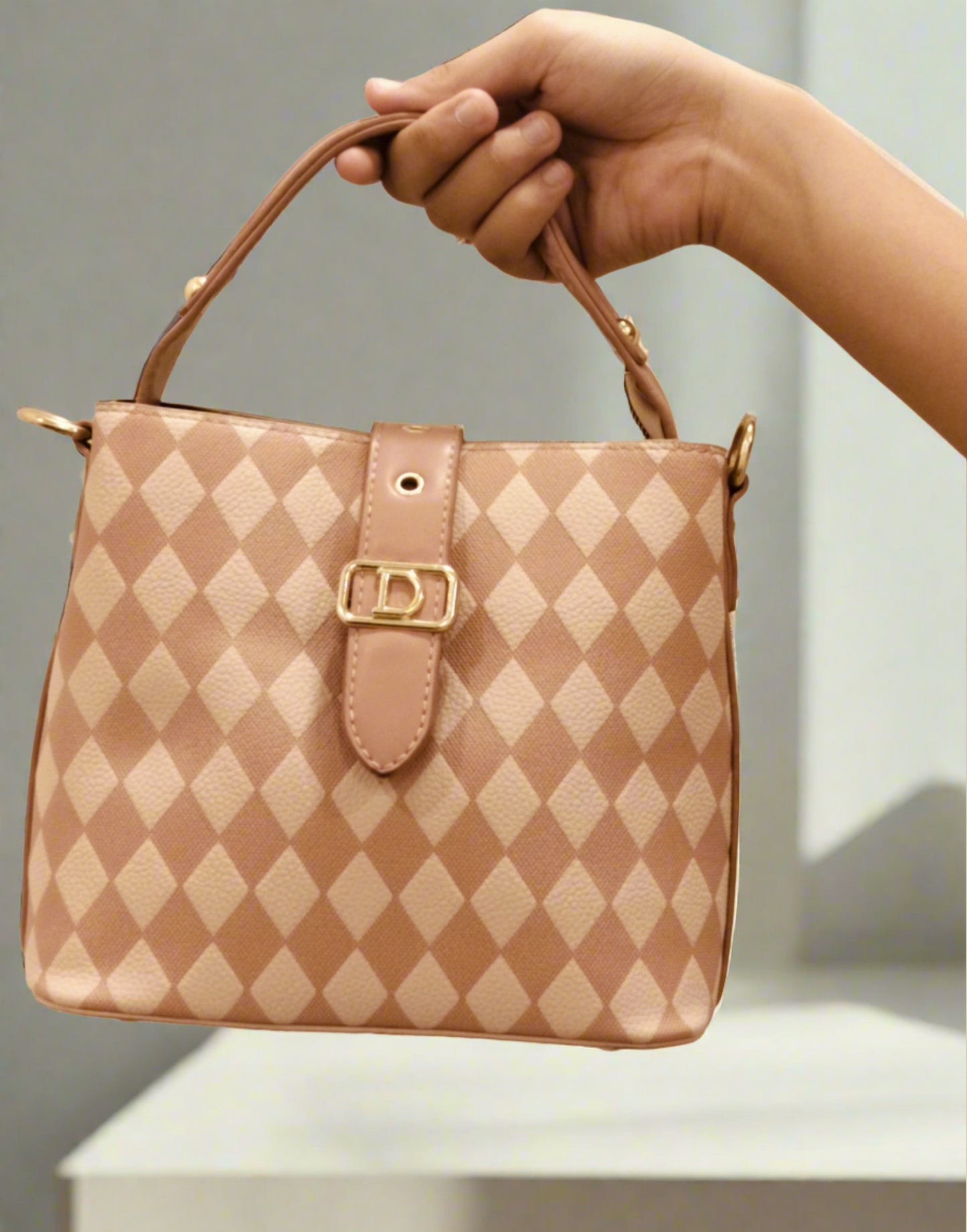 Pink Leather Purse WF 149
