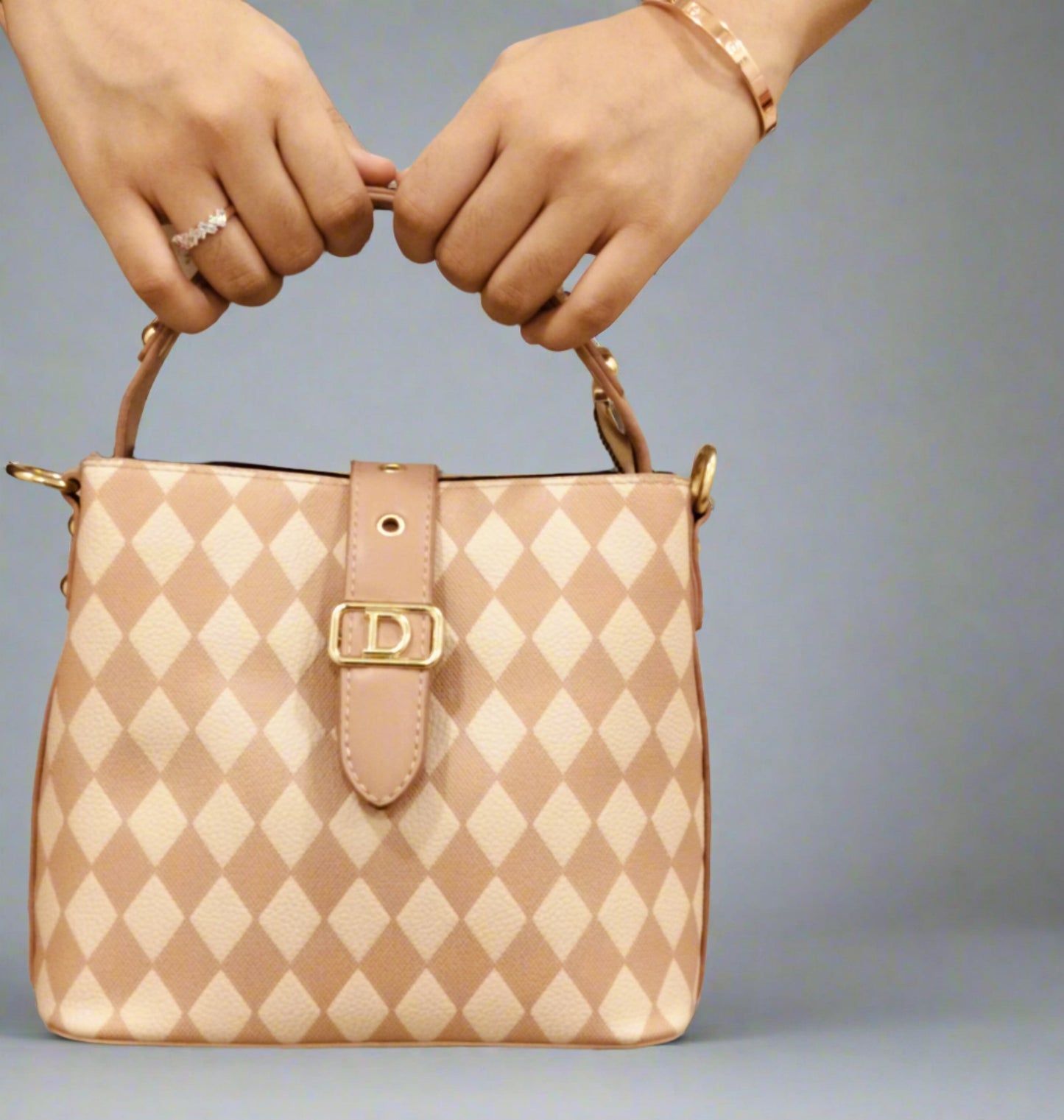Pink Leather Purse WF 149